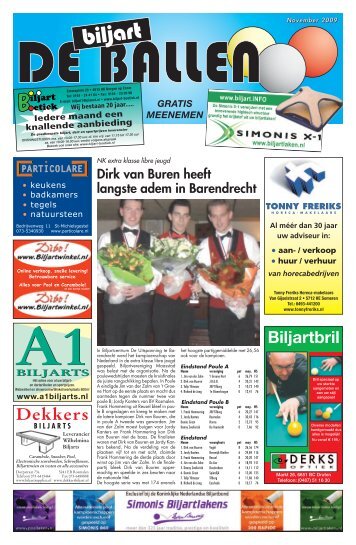 ballen juni. alg - De Biljart Ballen