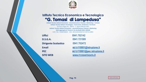 POF 2014-2015 ITET “G. Tomasi di Lampedusa”