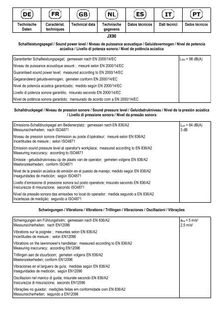 kopie - copia - cópia  - Operator's Manual - John Deere