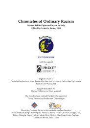 Chronicles of Ordinary Racism - Cronache di ordinario razzismo