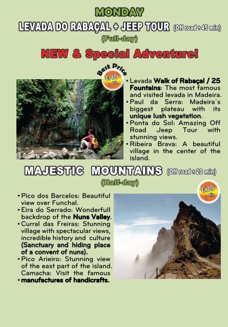 LEVADA DO RABAÇAL + JEEP TOUR NEW & Special Adventure! MAJESTIC MOUNTAINS