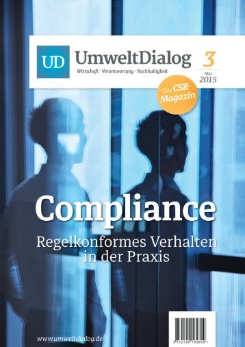 Compliance - UmweltDialog Magazin Nr . 3  (Mai 2015)