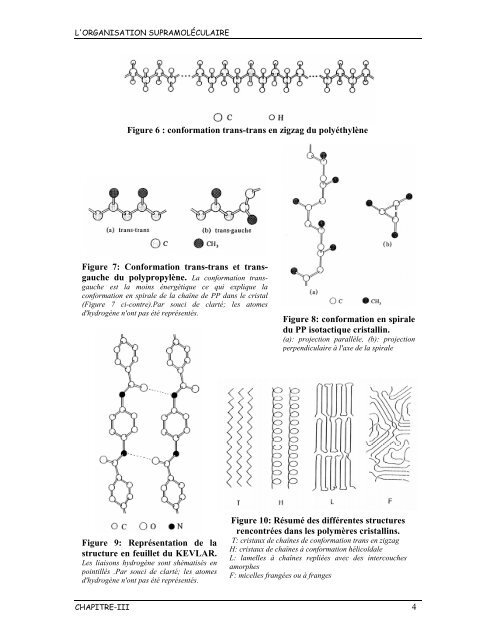 L'ORGANISATION SUPRAMOLECULAIRE - Orgapolym