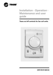 Installation - Operation - Maintenance and user guide