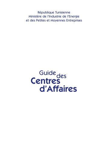 Guide de Centres d'Affaires - Tunisie industrie