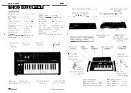 Roland SH09 Service Notes - Lojinx