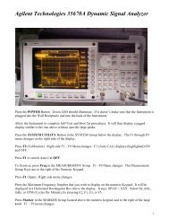 Agilent Technologies 35670A Dynamic Signal Analyzer