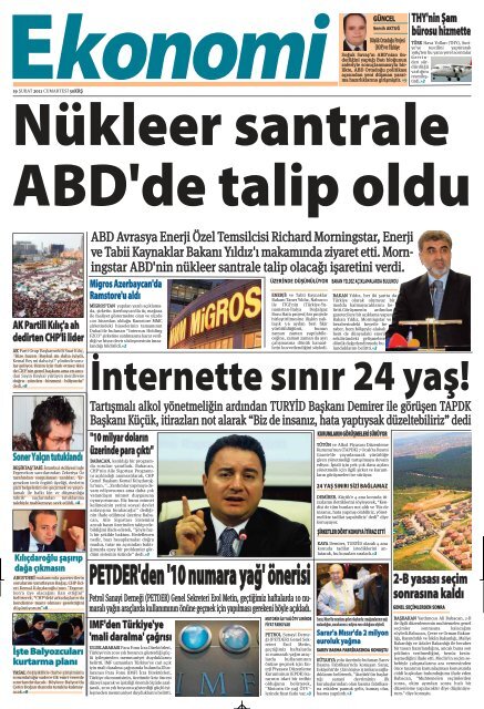 PETDER'den '10 numara yaÄŸ' Ã¶nerisi - Ekonomi Gazetesi