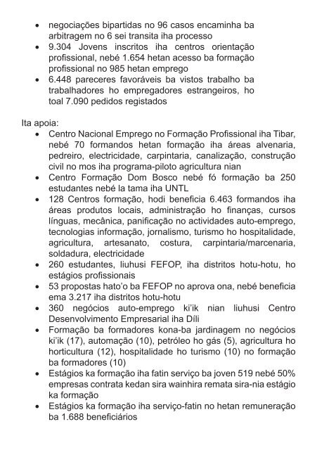 â€œAdeus Konflitu, Bem-vindu Dezenvolvimentuâ€ - Governo de Timor ...