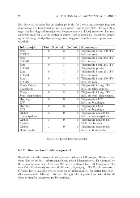 Lokasjons- og kontekstbaserte tjenester - Department of Computer ...