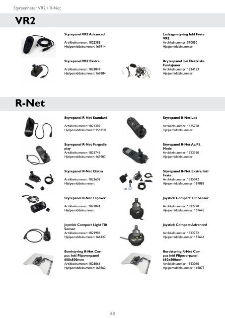 TilbehÃ¸rskatalog - Permobil