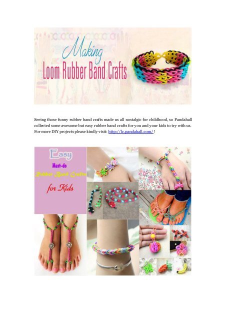 Simple DIY Rubber Band Bracelets - No Loom Required  Rubber band bracelet,  Bracelet crafts, Rubber band crafts