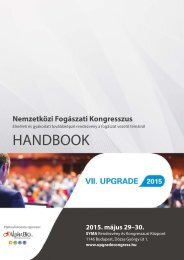 Upgrade 2015 Kongresszus programfüzet