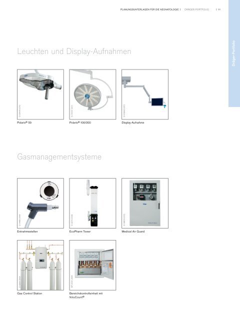 Planungsunterlagen für die Neonatologie