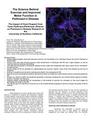 to read the full report of this study. - The Parkinson Alliance