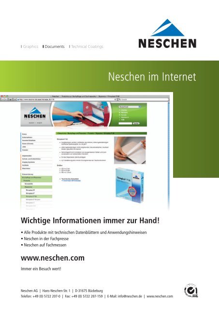 Produktkatalog Documents - Neschen