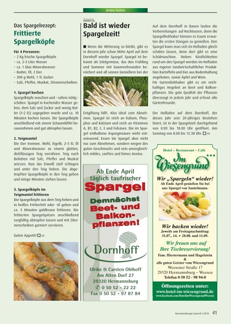 Hermannsburger Journal 2/2015