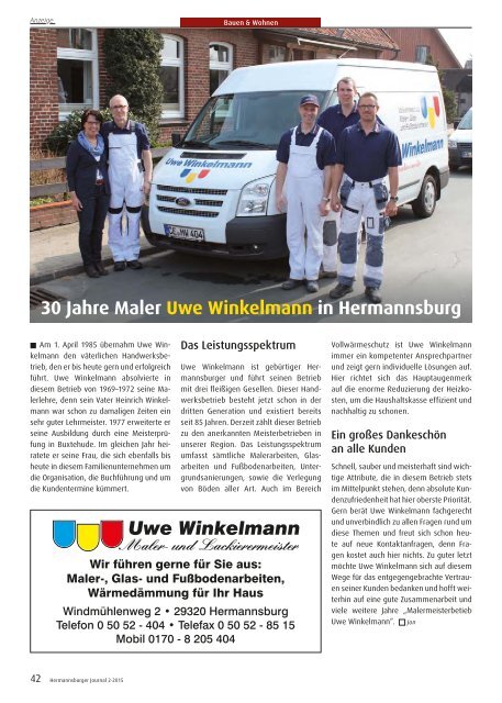Hermannsburger Journal 2/2015