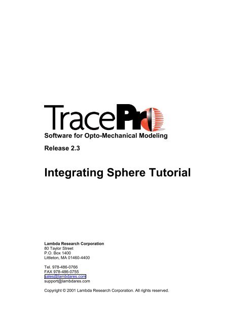 IntegratingSphere tutorial.pdf