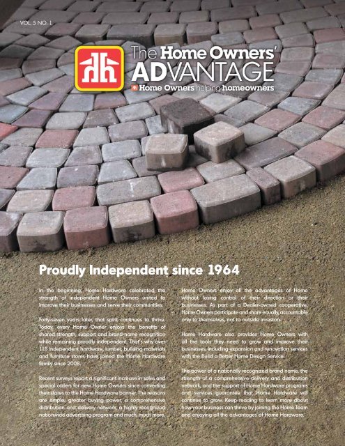 Proudly Independent since 1964 - Home Hardware