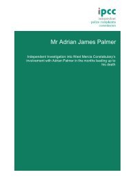 Adrian Palmer - Independent Police Complaints Commission