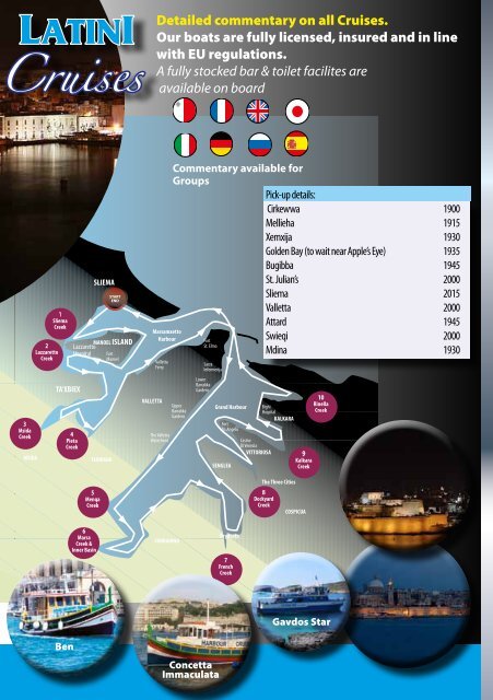 Sup Cruises Brochure - July 2012 - S Version ... - Malta Sightseeing