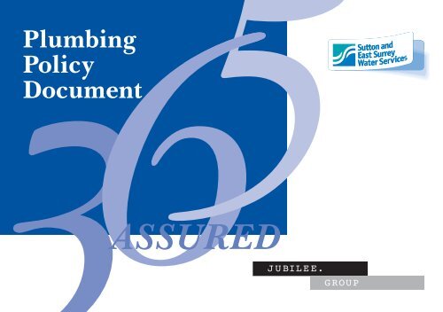 Plumbing Policy Document - Sutton and East Surrey Water Services
