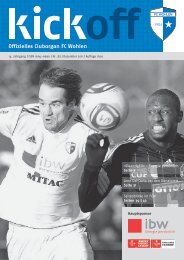 DaS fcw-TEaM SaiSon 2011/2012 DiE ... - FC Wohlen