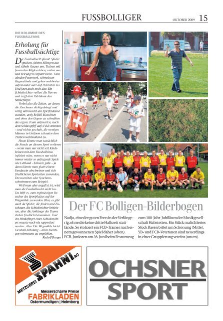 Ausgabe Oktober 2009 - FC Bolligen