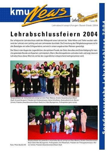 Lehrabschlussfeiern 2004 - KMU-Channel Gewerbeverband Basel ...