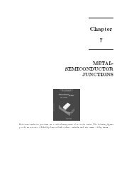 Metal-Semiconductor Junctions - Pdf