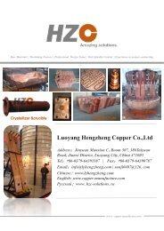 Blast furnace copper cooler staves