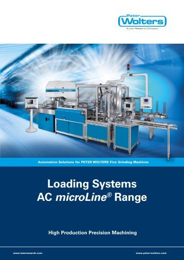 Loading Systems AC microLineÃ‚Â® Range High ... - Peter Wolters AG