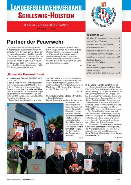 landesfeuerwehrverband schleswig-holstein - Dev - Feuerwehr