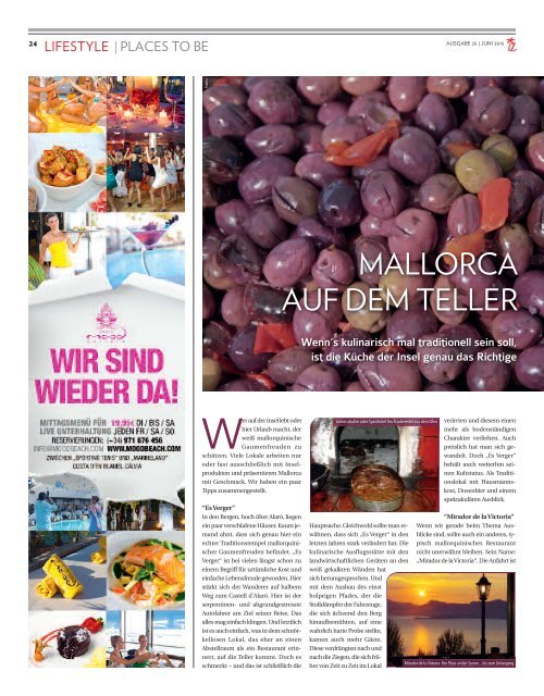 Die Inselzeitung Mallorca Juni 2015 