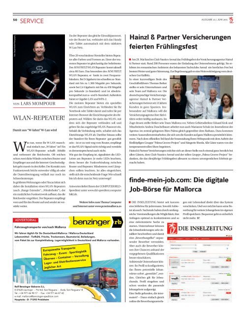 Die Inselzeitung Mallorca Juni 2015 