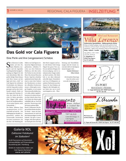 Die Inselzeitung Mallorca Juni 2015 