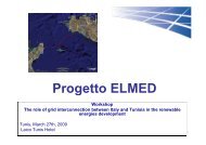 Progetto ELMED - MinistÃ¨re de l'industrie