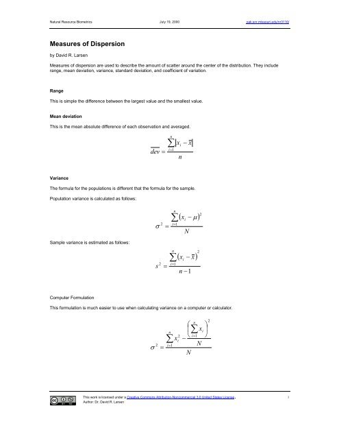 Measures of Central Tendency