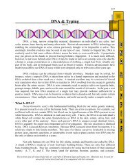 DNA & Typing - Sapp's Instructional Websites