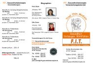 FIT - Gesundheitskonzepte FIT - Gesundheitskonzepte - Petra Stolle