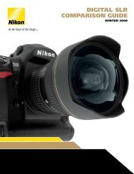 DIGITAL SLR COMPARISON GUIDE