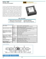 Series 1000 Oscillator/Demodulator (PDF) - Trans-Tek, Inc.