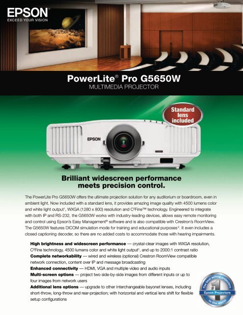 Powerlite® Pro G5650W