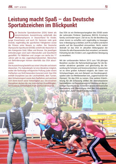 Badische Leichtathletik - HEFT 2/2015