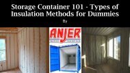 Insulation Methods for Dummies