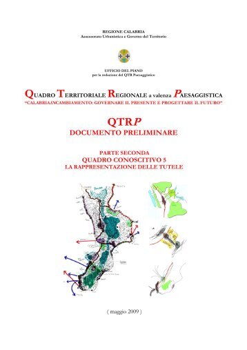 parte seconda - Regione Calabria - Dipartimento Urbanistica e ...