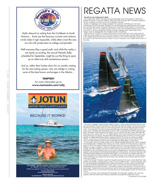 Caribbean Compass Yachting Magazine June 2015
