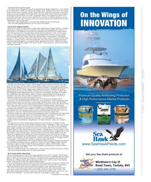 Caribbean Compass Yachting Magazine June 2015