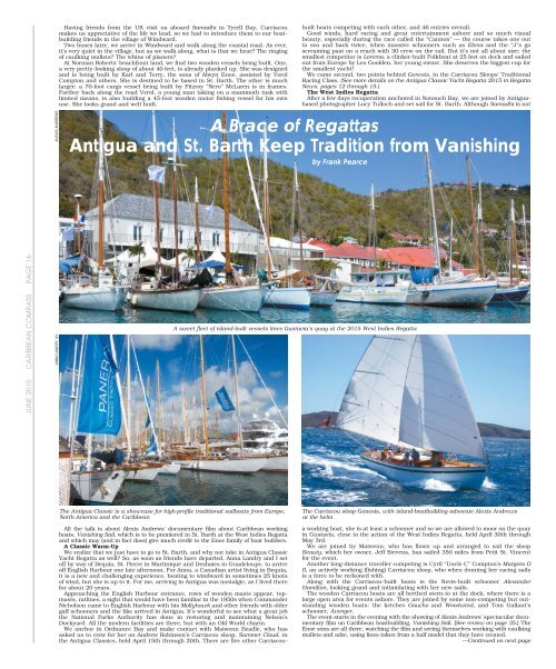 Caribbean Compass Yachting Magazine June 2015